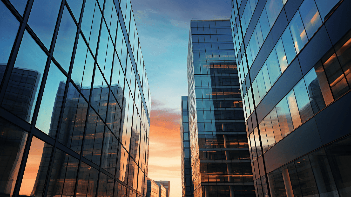 City skyline during twilight | Doyle Pension